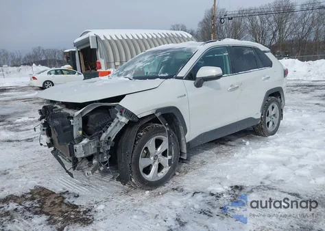 2019 Toyota Rav4 Hybrid Limited z USA, uszkodzony, nr VIN 2T3DWRFV3KW019910